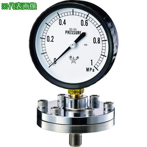 ■右下 隔膜式圧力計 BT-1型〔品番:KABT13PVC0.6MPA〕【1682562:0】[送料別途見積り][法人・事業所限定][掲外取寄][店頭受取不可]｜ホームセンターバロー　店