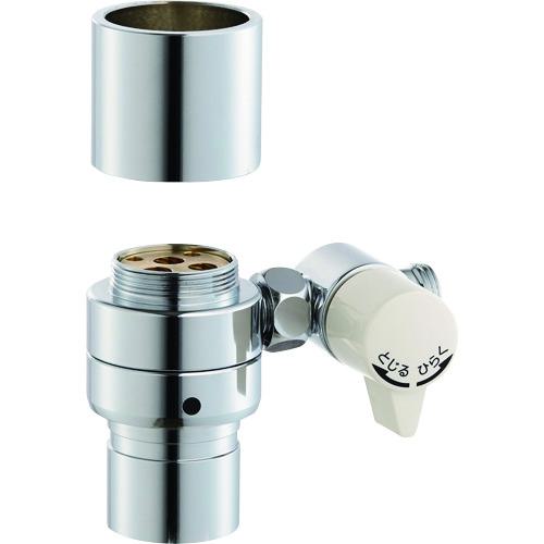 ■SANEI シングル混合栓用分岐アダプター〔品番:B98AU3〕【1683254:0】[送料別途見積り][掲外取寄][店頭受取不可]