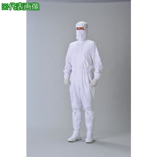 ■ADCLEAN クリーンスーツ ホワイト M〔品番:LF10201M〕【1684860:0】[送料別途見積り][法人・事業所限定][外直送][店頭受取不可]