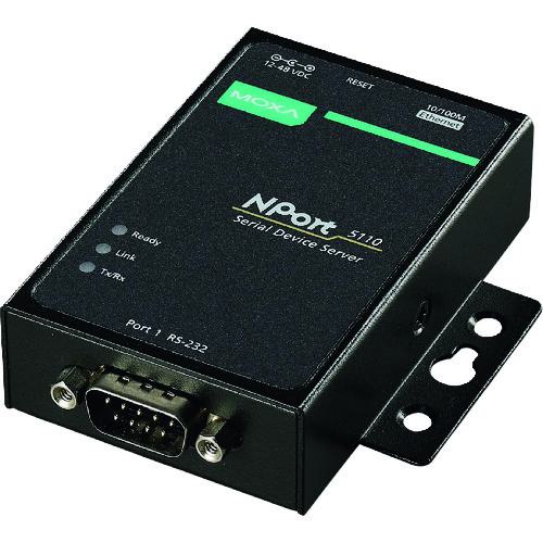 ■MOXA NPORT 5110-T〔品番:NPORT5110T〕【1684974:0】[送料別途見積り][法人・事業所限定][掲外取寄][店頭受取不可]