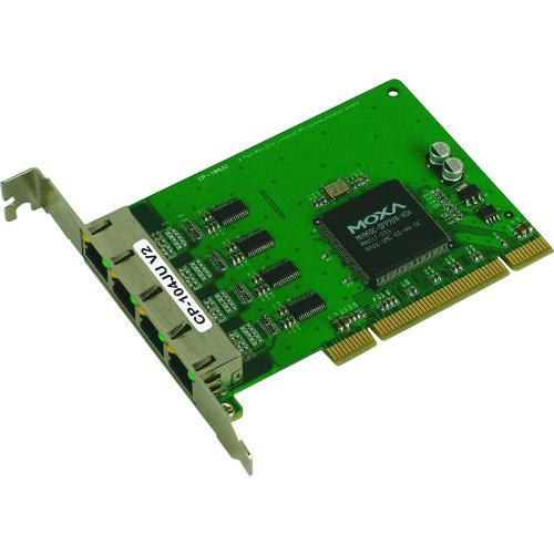 ■MOXA 4ポートRS-232C ユニバーサルPCIポート RJ45コネクタ ワイド温度モデル〔品番:CP104JUT〕【1685007:0】[送料別途見積り][法人・事業所限定][掲外取寄][店頭受取不可]