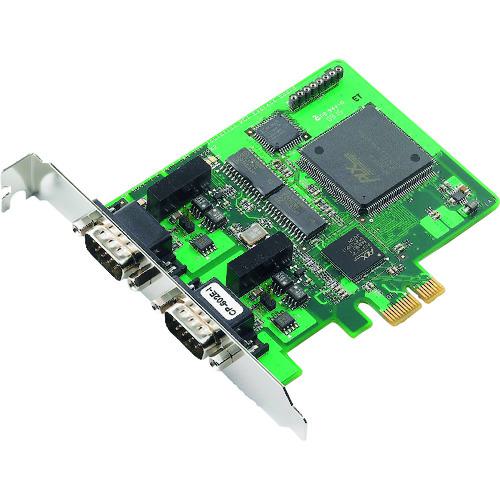 ■MOXA 2ポートCANインターフェース PCIExpressボード 光絶縁保護 ワイド温度モデル〔品番:CP602EIT〕【1685212:0】[送料別途見積り][法人・事業所限定][掲外取寄][店頭受取不可]