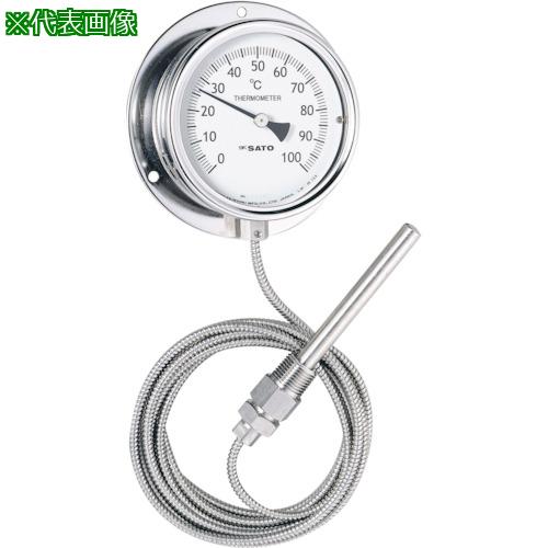 ■佐藤 隔測指示温度計〔品番:LB100S1〕【1689291:0】[店頭受取不可]