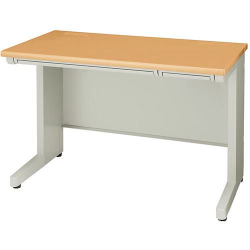 ■NAIKI 平デスク NED型/天板:ライトバーチ木目 本体:ウォームホワイト/W1100×D600×H720〔品番:NEDH116FAWL〕【1751366:0】[送料別途見積り][法人・事業所限定][外直送][店頭受取不可]