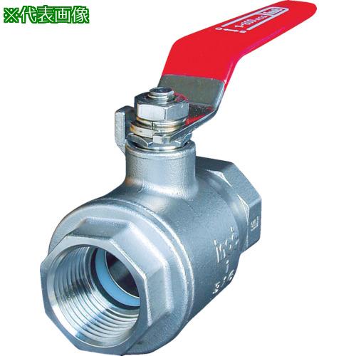 ■inoc ねじ込みボールバルブ 全長108mm 呼び径(A)40〔品番:316SFVM40A〕【1754718:0】[店頭受取不可]｜ホームセンターバロー　店