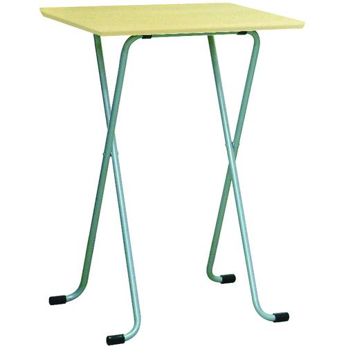 ■セイコー ハイテーブル 角 シルバー/ナチュラル〔品番:W82TA16〕【1764581:0】[送料別途見積り][法人・事業所限定][外直送][店頭受取不可]｜ホームセンターバロー　店