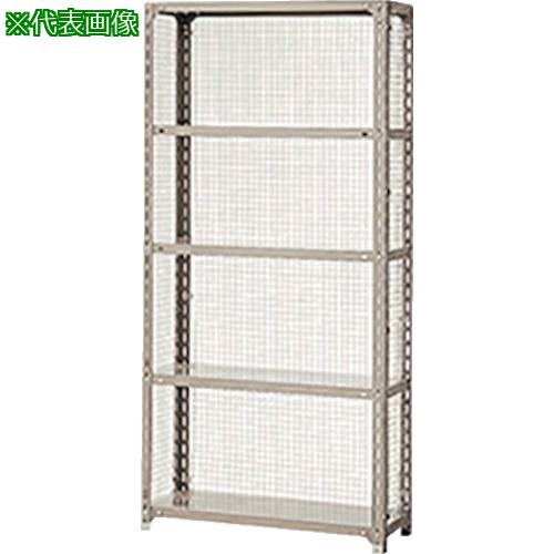 ■NAIKI G型金網付棚 W1515&times;D465&times;H2100〔品番:RLG7555〕【1766519:0】[送料別途見積り][法人・事業所限定][外直送][店頭受取不可]｜ホームセンターバロー　店