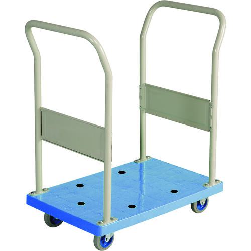 ■金沢 小型樹脂台車 両ハンドル固定式〔品番:NP103〕【1769670:0】[送料別途見積り][法人・事業所限定][外直送][店頭受取不可]｜ホームセンターバロー　店