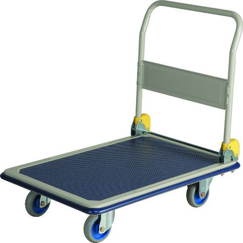 ■金沢 大型スチール台車 ハンドル折りたたみ式〔品番:NHT301〕【1769676:0】[法人・事業所限定][直送元][店頭受取不可]｜ホームセンターバロー　店