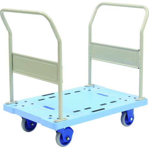 ■金沢 大型環境静音樹脂台車 両ハンドル固定式〔品番:NP303GS〕【1770166:0】[送料別途見積り][法人・事業所限定][外直送][店頭受取不可] 20,020円