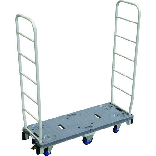 ■金沢 6輪カートラック(フットブレーキ付)〔品番:SH29CRB〕【1770172:0】[送料別途見積り][法人・事業所限定][外直送][店頭受取不可]