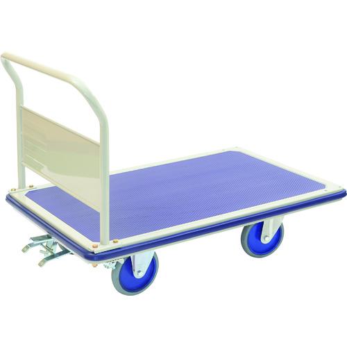 ■金沢 特大型スチール台車 ハンドル固定式 フットブレーキ付〔品番:NHT506〕【1770239:0】[送料別途見積り][法人・事業所限定][外直送][店頭受取不可]｜ホームセンターバロー　店