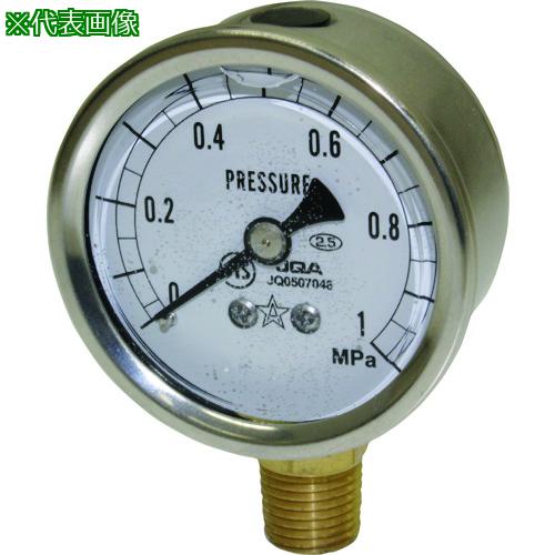 ■右下 グリセリン入圧力計〔品番:GLT1171.6MPA〕【1771478:0】[送料別途見積り][掲外取寄][店頭受取不可]
