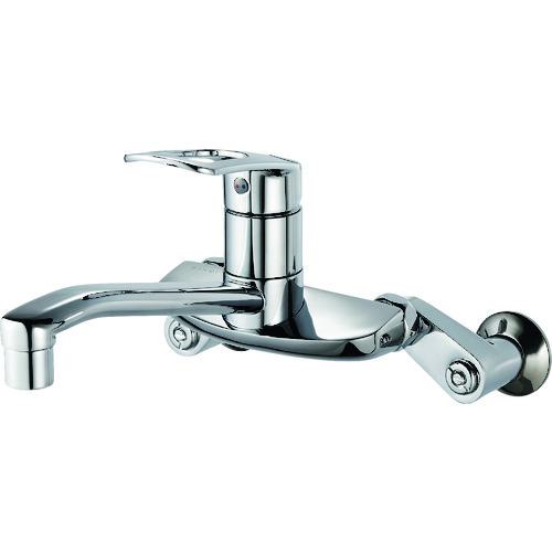 ■SANEI シングル混合栓〔品番:K2710EK3U13〕【1792347:0】[送料別途見積り][掲外取寄][店頭受取不可]