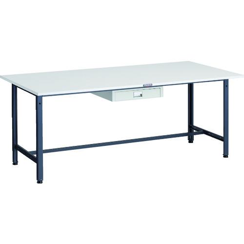 ■TRUSCO 軽荷重作業台(300kg)AE型 1800X900XH740 薄型1段引出し付 ダークグレー色〔品番:AE1809UDC1DG〕【1833819:0】[法人・事業所限定][直送元][店頭受取不可]