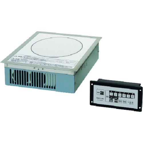 ■Panasonic 業務用IHクッキングヒーター厨房用ビルトインタイプ2000W〔品番:KZDK2001〕【1835549:0】[法人・事業所限定][直送元][店頭受取不可]｜ホームセンターバロー　店