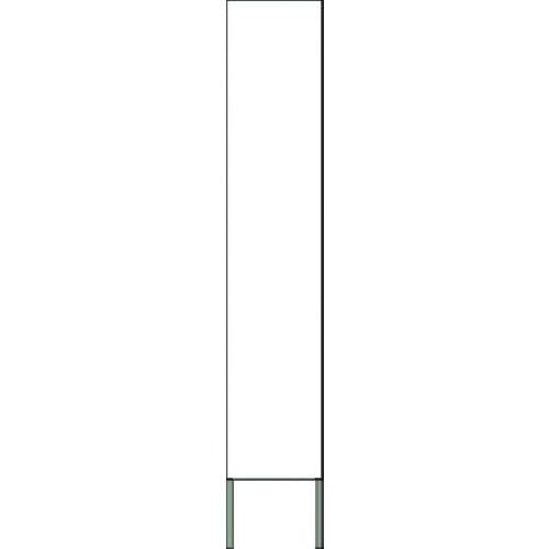 ■つくし スリム高輝度反射立看板 無地(白)〔品番:KK200W〕【1844924:0】[送料別途見積り][法人・事業所限定][掲外取寄][店頭受取不可]｜ホームセンターバロー　店