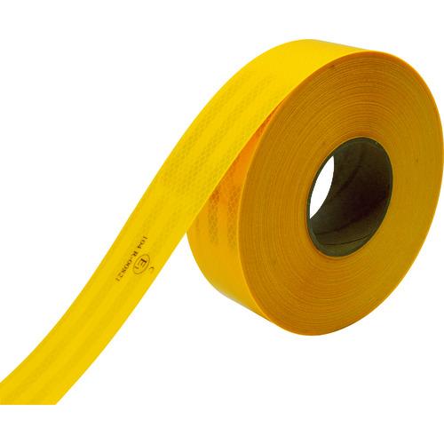 ■3M DGコンスピキュイティ反射シート 53.5mmX45.7m 蛍光黄〔品番:9832153.5〕【1947814:0】[店頭受取不可]｜ホームセンターバロー　店