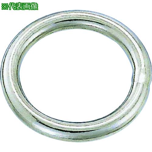 ■水本 ステンレス 丸リンク 線径19mm内径150mm〔品番:A013〕【1950222:0】[送料別途見積り][掲外取寄][店頭受取不可]