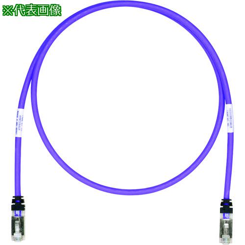 ■PANDUIT CAT6A/CAT6 シールドパッチコード 6m 紫 STP6X6MVL〔品番:STP6X6MVL〕【1950390:0】[店頭受取不可]