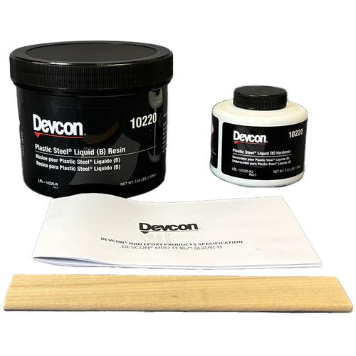 ■DEVCON B リキッド状補修剤(鉄粉入り) 1.81kg〔品番:DV10220J〕【1950729:0】[店頭受取不可]