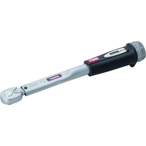 ■TONE プレセット形トルクレンチ(ダイレクトセットタイプ) トルク調整範囲2~10N・m 最小目盛0.2N・m 差込角6.35mm〔品番:T2MN10QL〕【1952591:0】[店頭受取不可]
