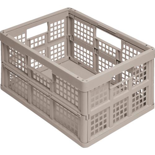 ■RUP 折りたたみメッシュコンテナ 45L ライトサンド〔品番:45SA〕【1956119:0】[店頭受取不可]