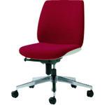 ■プラス 630953)事務イス Uチェア KC-UC54SEL RD 〔品番:KCUC54SELRD〕【1957104:0】[送料別途見積り][法人・事業所限定][外直送][店頭受取不可]