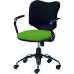 ■プラス 610717)事務イス プロップ KB-A96SEL YG 〔品番:KBA96SELYG〕【1958683:0】[送料別途見積り][法人・事業所限定][外直送][店頭受取不可]