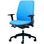 ■PLUS 652127)事務イス カイル KD-HL63SL LB〔品番:KDHL63SLLB〕【1958704:0】[送料別途見積り][法人・事業所限定][外直送][店頭受取不可]