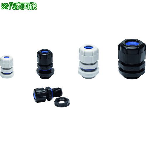 ■タカチ 耐候性Mネジケーブルグランド ブラック 100個入り〔品番:RMW10L6BP〕【1960822:0】[法人・事業所限定][外直送元][店頭受取不可]