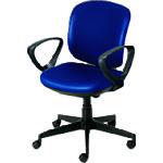 ■PLUS 657715)事務イス プリセア KB-K56NL BL〔品番:KBK56NLBL〕【1964972:0】[送料別途見積り][法人・事業所限定][外直送][店頭受取不可]