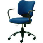 ■プラス 610653)事務イス プロップ KB-A94SEL BL 〔品番:KBA94SELBL〕【1965013:0】[送料別途見積り][法人・事業所限定][外直送][店頭受取不可]