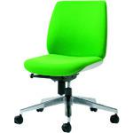 ■プラス 630956)事務イス Uチェア KC-UC54SEL YG 〔品番:KCUC54SELYG〕【1966569:0】[送料別途見積り][法人・事業所限定][外直送][店頭受取不可]