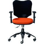 ■プラス 610736)事務イス プロップ KD-A97SEL OR 〔品番:KDA97SELOR〕【1966574:0】[送料別途見積り][法人・事業所限定][外直送][店頭受取不可]｜ホームセンターバロー　店
