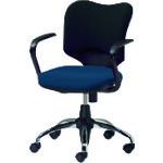 ■プラス 610920)事務イス プロップ KB-A96SEL-U BL 〔品番:KBA96SELUBL〕【1968133:0】[送料別途見積り][法人・事業所限定][外直送][店頭受取不可]