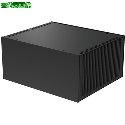 ■タカチ 縦型ヒートシンク式アルミサッシケース ブラック〔品番:HY1332823BB〕【1968492:0】[法人・事業所限定][外直送元][店頭受取不可]｜ホームセンターバロー　店