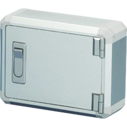 ■タカチ 開閉式コントロールボックス 鍵なしタイプ シルバー/グレー〔品番:FCW102540NGS〕【1971474:0】[法人・事業所限定][外直送元][店頭受取不可]