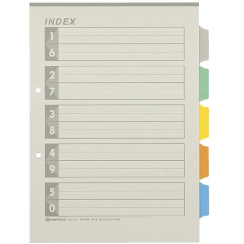 ■JTX 381561)再生INDEXA4S5色5山100組 D137J-5Y10〔品番:D137J5Y10〕【1972482:0】[送料別途見積り][掲外取寄][店頭受取不可]