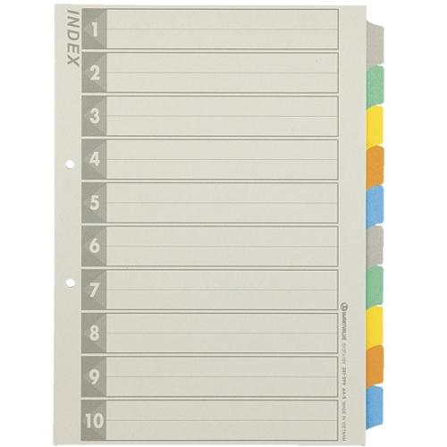 ■JTX 381563)再生INDEX5色10山50組 D137J-10Y10〔品番:D137J10Y10〕【1972514:0】[送料別途見積り][掲外取寄][店頭受取不可]
