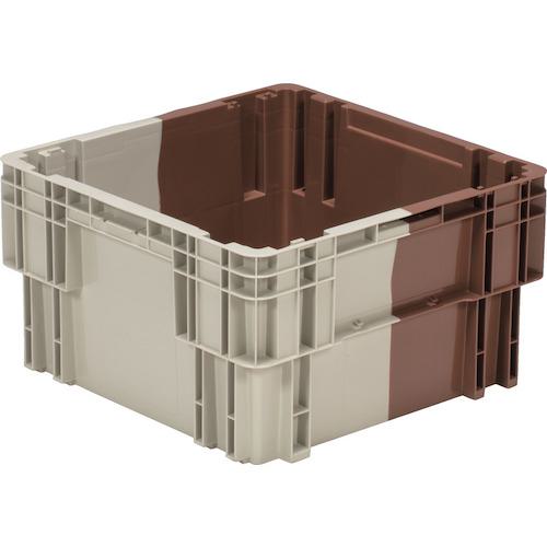 ■サンコー SNコンテナー 207101 N#71 ライトグレー/ブラウン〔品番:SK207101〕【1973165:0】[送料別途見積り][法人・事業所限定][外直送][店頭受取不可] 8,514円