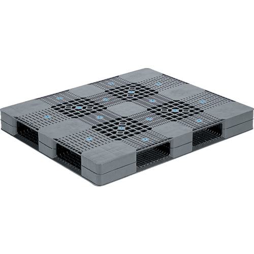 ■サンコー プラスチックパレット 813013 D4-1113〔品番:SKD41113GL〕【1980491:0】[送料別途見積り][法人・事業所限定][外直送][店頭受取不可]