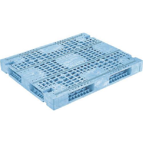 ■サンコー プラスチックパレット 812077 R4-1012F-4 青〔品番:R41012F4〕【1980522:0】[送料別途見積り][法人・事業所限定][外直送][店頭受取不可] 33,770円