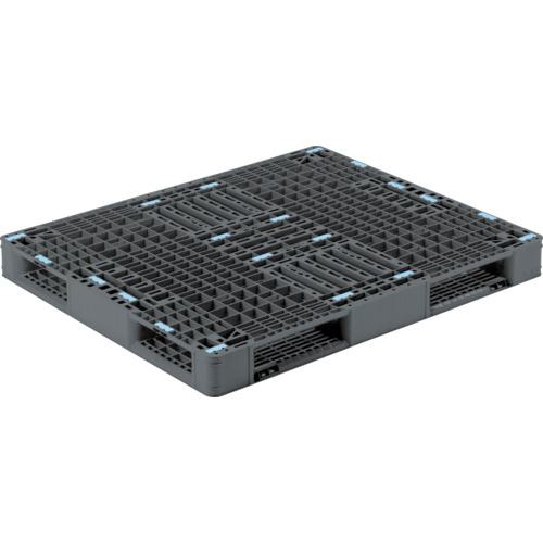 ■サンコー リサイクルプラスチックパレット 808870 R4-1012-5黒〔品番:SKR410125BK〕【1980525:0】[送料別途見積り][法人・事業所限定][外直送][店頭受取不可] 20,020円