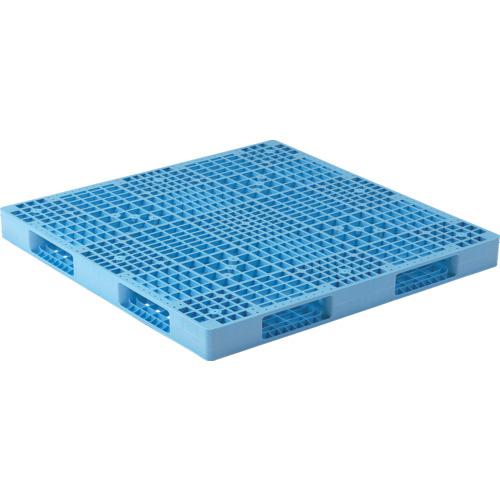 ■サンコー プラスチックパレット 811008 R4-1414青〔品番:SKR41414BL〕【1980544:0】[送料別途見積り][法人・事業所限定][外直送][店頭受取不可]
