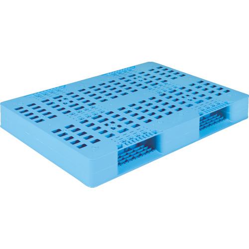 ■サンコー プラスチックパレット 812052 R2-1309青〔品番:SKR21309BL〕【1982038:0】[送料別途見積り][法人・事業所限定][外直送][店頭受取不可]
