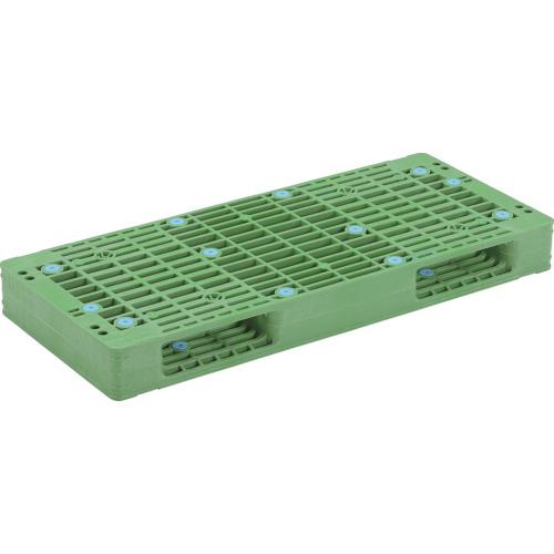 ■サンコー プラスチックパレット 808502 R2-047110F グリーン〔品番:SKR2047110FGR〕【1982049:0】[送料別途見積り][法人・事業所限定][外直送][店頭受取不可]｜ホームセンターバロー　店