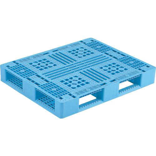 ■サンコー プラスチックパレット 808901 D4-911青〔品番:SKD4911BL〕【1982077:0】[送料別途見積り][法人・事業所限定][外直送][店頭受取不可]