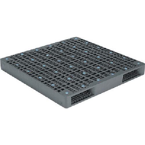 ■サンコー プラスチックパレット 821000 R2-145145 グレー〔品番:R2145145〕【1982099:0】[送料別途見積り][法人・事業所限定][外直送][店頭受取不可] 26,741円