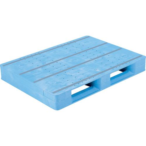 ■サンコー プラスチックパレット 808808 D2-811F青〔品番:SKD2811FBL〕【1982119:0】[送料別途見積り][法人・事業所限定][外直送][店頭受取不可]